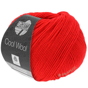 Lana Grossa COOL WOOL | 0417-świetlisty czerwony