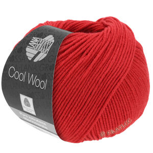 Lana Grossa COOL WOOL | 0437-czerwony karmin