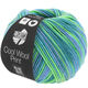 Lana Grossa COOL WOOL  Print | 757-turkus/petrol/niebieskie niebo/jasnozielony