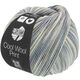 Lana Grossa COOL WOOL  Print | 829-surowa biel/srebrnoszary/jasnoszary/szary