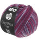 Lana Grossa COOL WOOL  Print | 841-fioletowy/Ciemna fuksja/czerwono fioletowy 