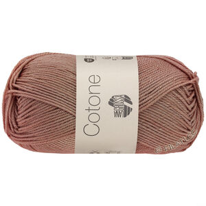 Lana Grossa COTONE | 138-beżowo-czerwony