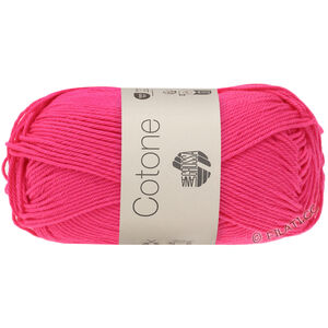 Lana Grossa COTONE | 216-neonowy różowy 