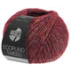 Lana Grossa ECOPUNO Tweed | 312-czerwone wino Marmurkowu