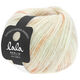 Lana Grossa LOVELY COTTON Inserto (lala BERLIN) | 107-surowa biel/jasno beżowy/jasnopomarańczowy