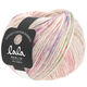 Lana Grossa LOVELY COTTON Inserto (lala BERLIN) | 112-pastelowy różowy /czerwono fioletowy /niebiesko-fioletowy