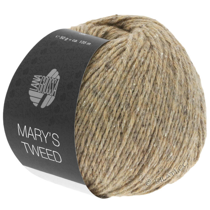 Lana Grossa MARY'S TWEED | 01-camelowy Marmurkowu