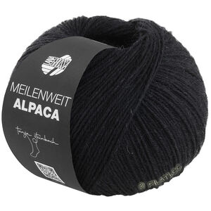 Lana Grossa MEILENWEIT 6-FACH 150g Alpaca | 1014-czarny