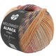 Lana Grossa MEILENWEIT 6-FACH 150g Alpaca Print | 1204-ochrowo-żółty/camelowy/beżowy/czerwona malina/szary