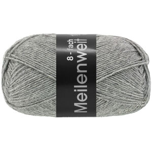 Lana Grossa MEILENWEIT 8-FACH 150g | 9615-szary Marmurkowu