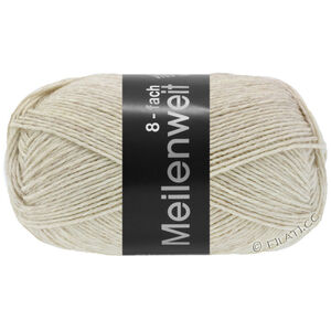 Lana Grossa MEILENWEIT 8-FACH 150g | 9661-jasno beżowy Marmurkowu