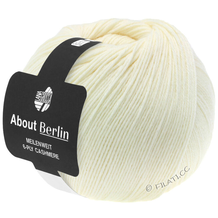 Lana Grossa MEILENWEIT 6-PLY CASHMERE (ABOUT BERLIN) | 001-surowa biel