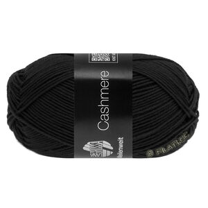 Lana Grossa MEILENWEIT 50g Cashmere | 08-czarny