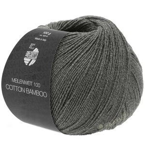 Lana Grossa MEILENWEIT 100g Cotton Bamboo | 15-ciemny szary