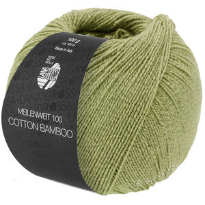 Lana Grossa MEILENWEIT 100g Cotton Bamboo | 39-zieleń lipy