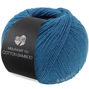 Lana Grossa MEILENWEIT 100g Cotton Bamboo | 42-Turkusowy niebieski 