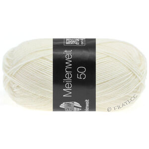Lana Grossa MEILENWEIT 50g | 1101-biały