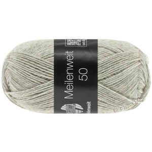 Lana Grossa MEILENWEIT 50g | 1102-naturalny Marmurkowu