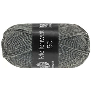 Lana Grossa MEILENWEIT 50g | 1104-szary Marmurkowu