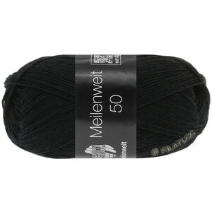 Lana Grossa MEILENWEIT 50g | 1106-czarny