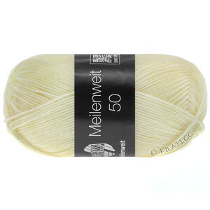 Lana Grossa MEILENWEIT 50g | 1113-surowa biel