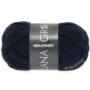 Lana Grossa MEILENWEIT 50g | 1141-niebieska północ