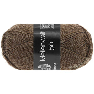 Lana Grossa MEILENWEIT 50g | 1305-szaro-brązowy