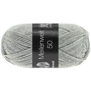 Lana Grossa MEILENWEIT 50g | 1346-jasnoszary Marmurkowu