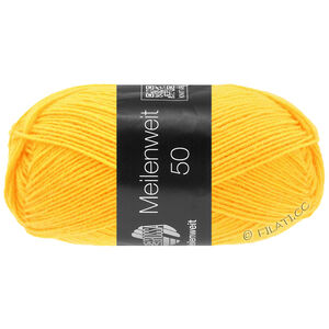 Lana Grossa MEILENWEIT 50g | 1421-Żółty kanarkowy