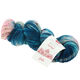 Lana Grossa MEILENWEIT 100g Merino Hand-dyed | 303-surowa biel/róża/turkus/ciemna benzyna/różowy/mokka