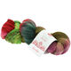 Lana Grossa MEILENWEIT 100g Merino Hand-dyed | 307-zielony/ciemna czerwień /czarnozielony /brązowy/czerwono fioletowy 