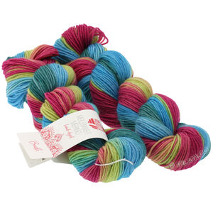 Lana Grossa MEILENWEIT 2 Stränge à 50g Merino Hand-dyed | 213-Budh