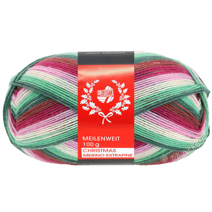 Lana Grossa MEILENWEIT 100g Merino Extrafine Christmas | 6766-