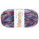 Lana Grossa MEILENWEIT 100g Merino Extrafine Meran | 2584-biały/antracyt/turkus/purpurowy/piaskowy beż/jeans/różowy