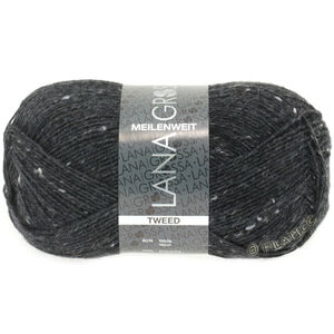 Lana Grossa MEILENWEIT 100g Tweed | 107-antracyt