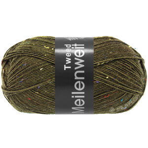 Lana Grossa MEILENWEIT 100g Tweed | 168-Loden zielony