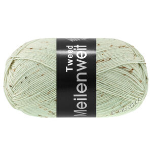 Lana Grossa MEILENWEIT 100g Tweed | 182-biało zielony 