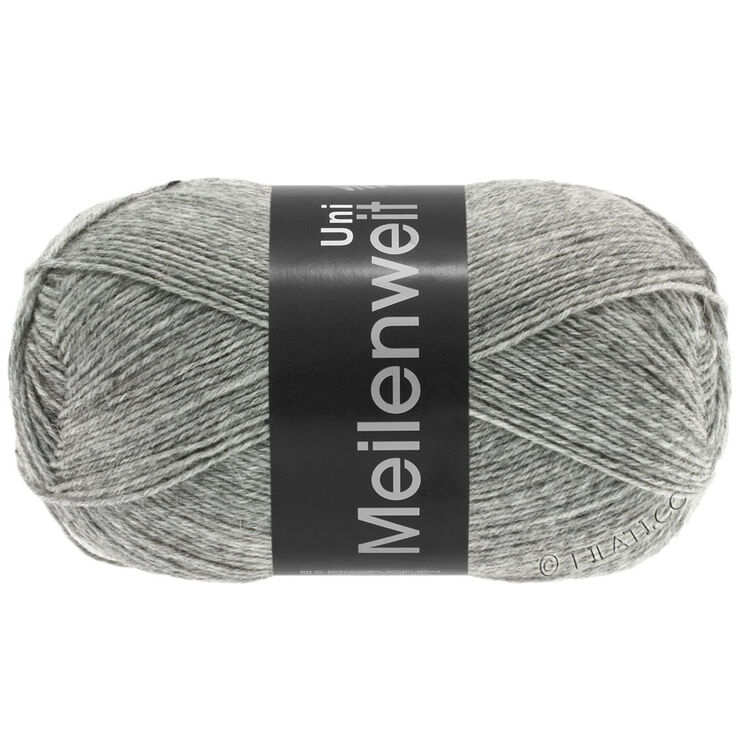 Lana Grossa MEILENWEIT 100g | 1103-szary Marmurkowu