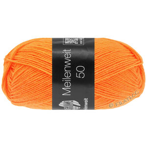 Lana Grossa MEILENWEIT 50g | 1422-Pomarańczowy