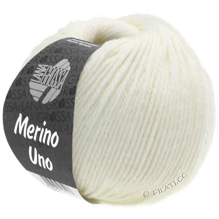 Lana Grossa MERINO UNO | 01-biały