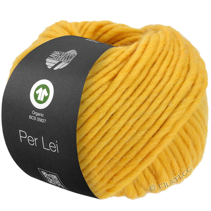 Lana Grossa PER LEI (GOTS) | 01-żółty