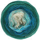 Lana Grossa SHADES OF MERINO COTTON | 401-ecru/turkus/Gencjana/ciemna benzyna