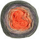 Lana Grossa SHADES OF MERINO COTTON | 413-Pomarańczowy/beżowy/bakłażan/ciemny szary