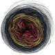 Lana Grossa SHADES OF MERINO COTTON | 605-ciemny burgund/miękki zielony/antracyt/jasnoszary/ciemny szary