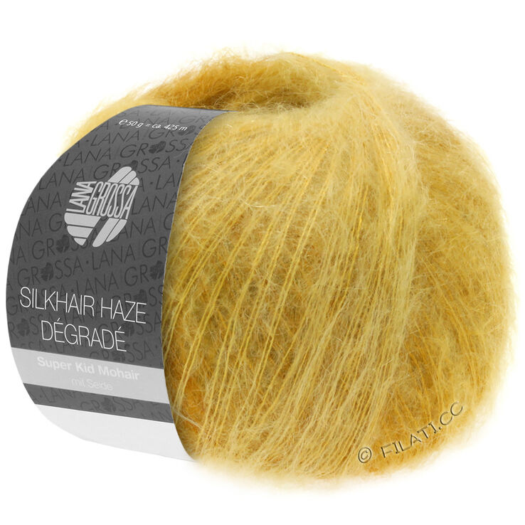 Lana Grossa SILKHAIR HAZE Dégradé | 1101-żółty/ochra