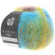 Lana Grossa SILKHAIR HAZE Print | 1212-musztardowy żółty/jadeit/turkus/petrol/szaro-fioletowy