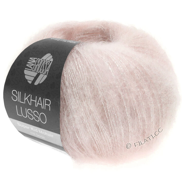 Lana Grossa SILKHAIR Lusso | 901-pastelowy różowy
