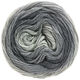 Lana Grossa SLOW WOOL LINO Dégradé | 206-średni szary/ciemny szary/antracyt