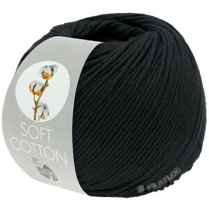 Lana Grossa SOFT COTTON | 34-czarny