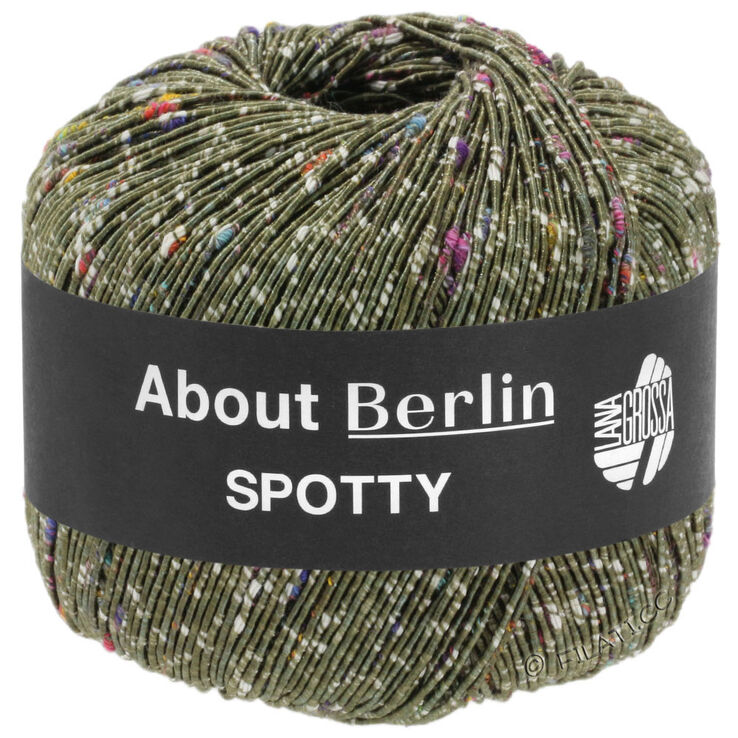 Lana Grossa SPOTTY (ABOUT BERLIN) | 01-khaki kolorowy